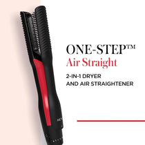 Revlon One-Step Air Straight 2-In-1 Dryer & Straightener - Black
