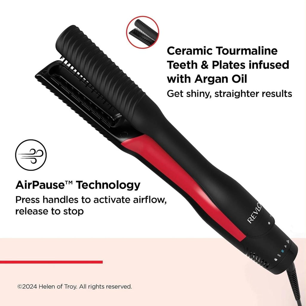 Revlon One-Step Air Straight 2-In-1 Dryer & Straightener - Black