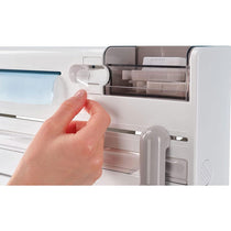 Leifheit Parat Plus Kitchen Roll Holder Wall Mounted For Film Foil & Paper With Cutters - White