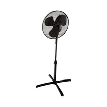 Igenix 16 Inch Pedestal Fan Oscillation Function Adjustable Tilt Angle Height 3 Speed Settings 40 W - Black