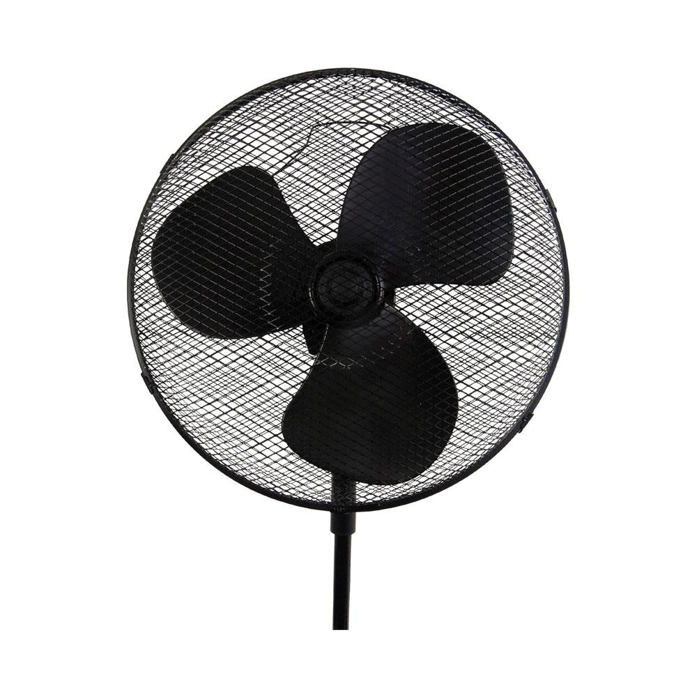 Igenix 16 Inch Pedestal Fan Oscillation Function Adjustable Tilt Angle Height 3 Speed Settings 40 W - Black