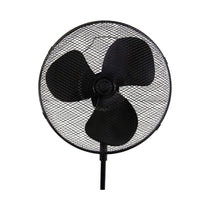 Igenix 16 Inch Pedestal Fan Oscillation Function Adjustable Tilt Angle Height 3 Speed Settings 40 W - Black
