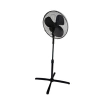 Igenix 16 Inch Pedestal Fan Oscillation Function Adjustable Tilt Angle Height 3 Speed Settings 40 W - Black