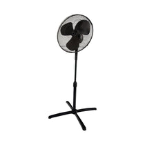 Igenix 16 Inch Pedestal Fan Oscillation Function Adjustable Tilt Angle Height 3 Speed Settings 40 W - Black