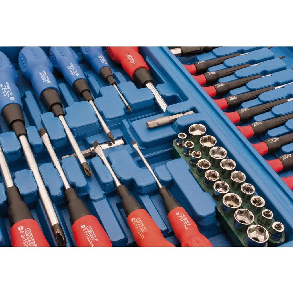 Draper 70-Piece Screwdriver, Socket and Bit Set