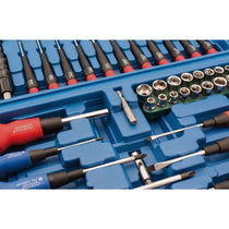 Draper 70-Piece Screwdriver, Socket and Bit Set