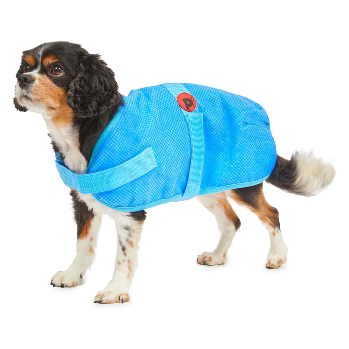 Petface Cooling Cool Summer Dog Coat 50cm Blue
