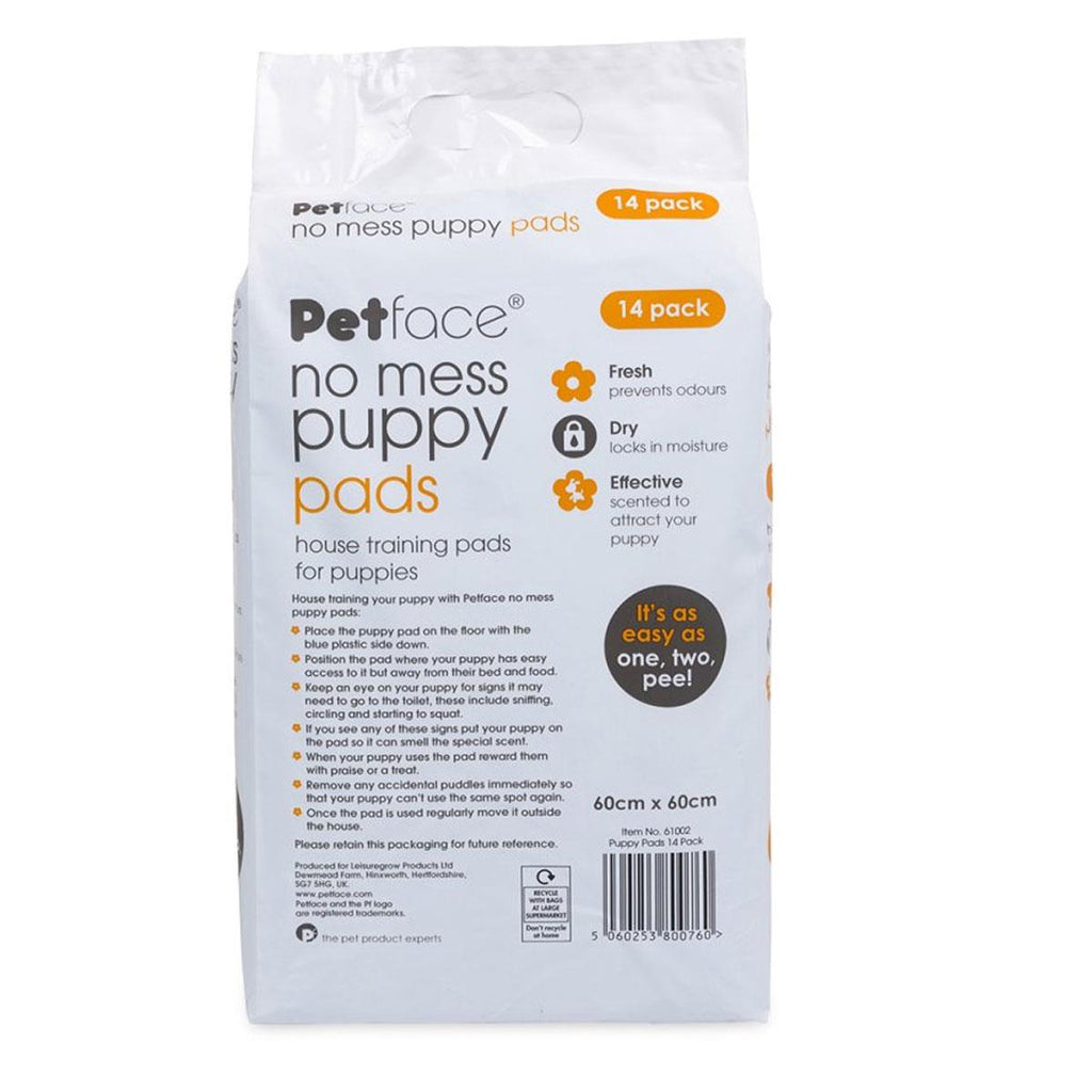 Petface No Mess Puppy Training Pads 14 Piece