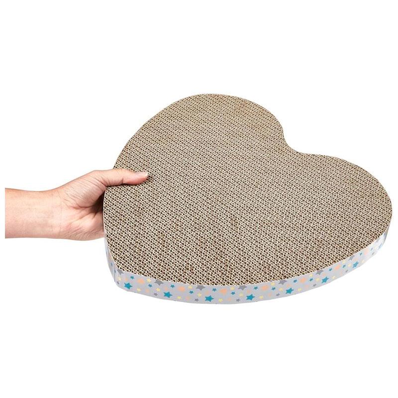 Petface Little Cardboard Heart Cat Scratcher