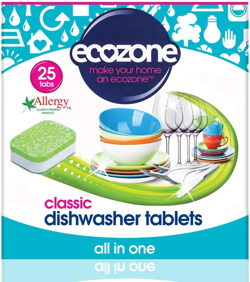 Ecozone Classic Dishwasher Tablets All In One - 25 Capsules