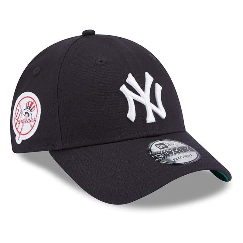 New Era New York 9Forty Yankees MLB Team Side Patch Cap - Navy
