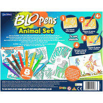 John Adams Blopens Animals Activity Set Create Fantastic Airbrush Pictures - Multicolour