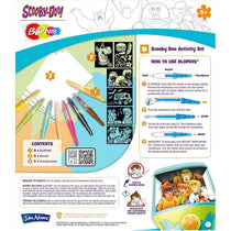 John Adams Blopens Scooby Doo Activity Set Blow Airbrush Effects ! - Multicolour