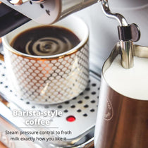 Swan Retro Pump Espresso Coffee Machine 1100 W 1.2 Litre - Grey