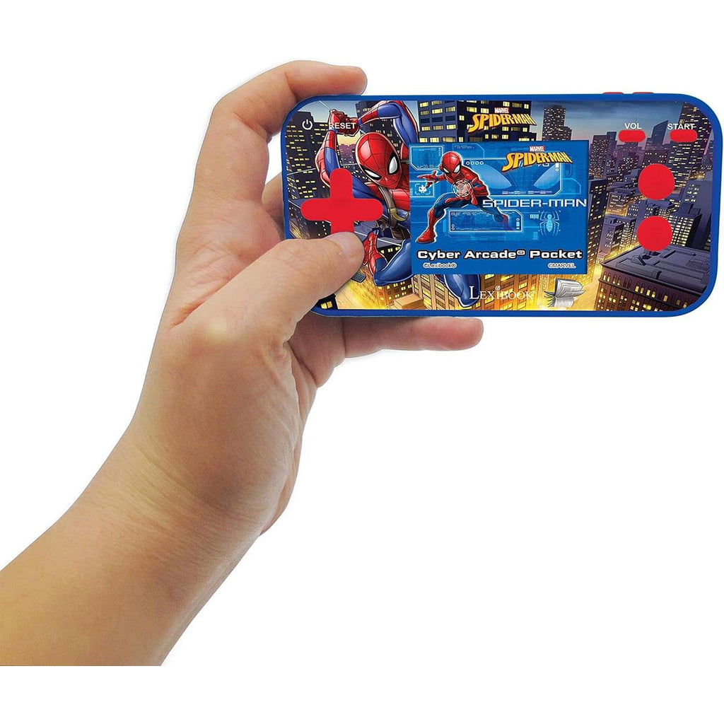Lexibook Spider-Man Handheld Console Mini Cyber Arcade 150 Games - Red/Blue