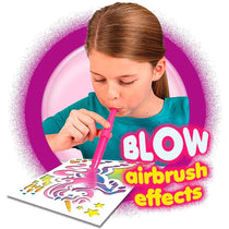 John Adams Blopens Fantasy Activity Set Create Fantastic Airbrush Pictures - Multicolour