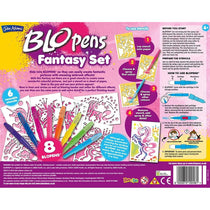 John Adams Blopens Fantasy Activity Set Create Fantastic Airbrush Pictures - Multicolour