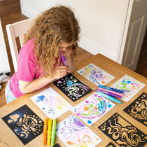 John Adams Blopens Fantasy Activity Set Create Fantastic Airbrush Pictures - Multicolour