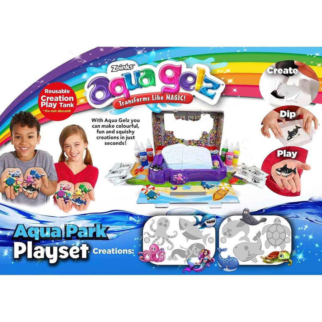 John Adams AquaGelz Aqua Park Playset Transforms Like MAGIC - Multicolour