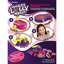 John Adams Chocolate Lolly Maker Melt Mould And Wrap Your Own Chocolate Lollies ! Chocolate Not Included - Multicolour