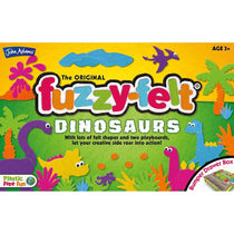 John Adams The Original Fuzzy Felt Dinosaur Set - Multicolour