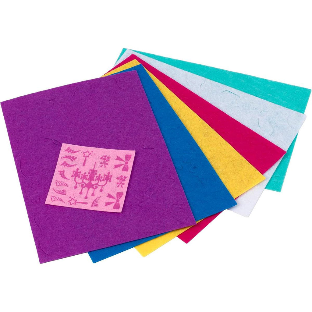 John Adams The Original Fuzzy Felt Princess Drawer Set - Multicolour