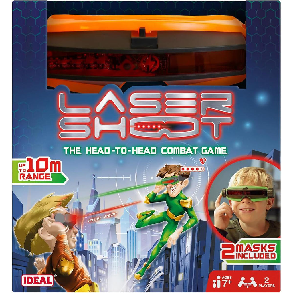 John Adams Ideal Laser Shoot Electronic Laser Battle Game Head-To-Head Combat Game - Multicolour