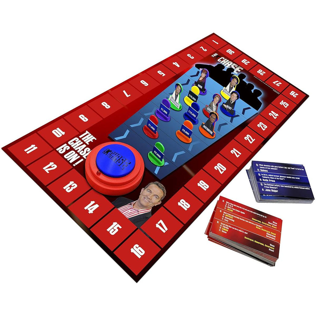 John Adams Ideal The Chase The Chase Is On ! Family TV Show Board Game - Multicolour