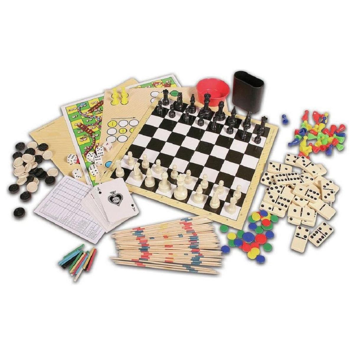 John Adams Ideal Classic Games Compendium Over 100 Classic Family Board Games - Multicolour
