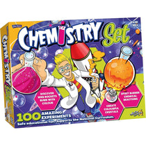 John Adams Chemistry Set 100 Amazing Experiments ! Safe Educational Fun Supports The National Curriculum Toys - Multicolour