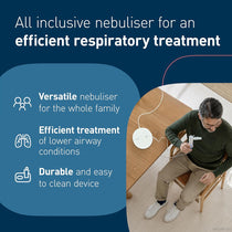 Omron Advanced All-In-One Nebuliser For Acute And Chronic Respiratory Conditions - White