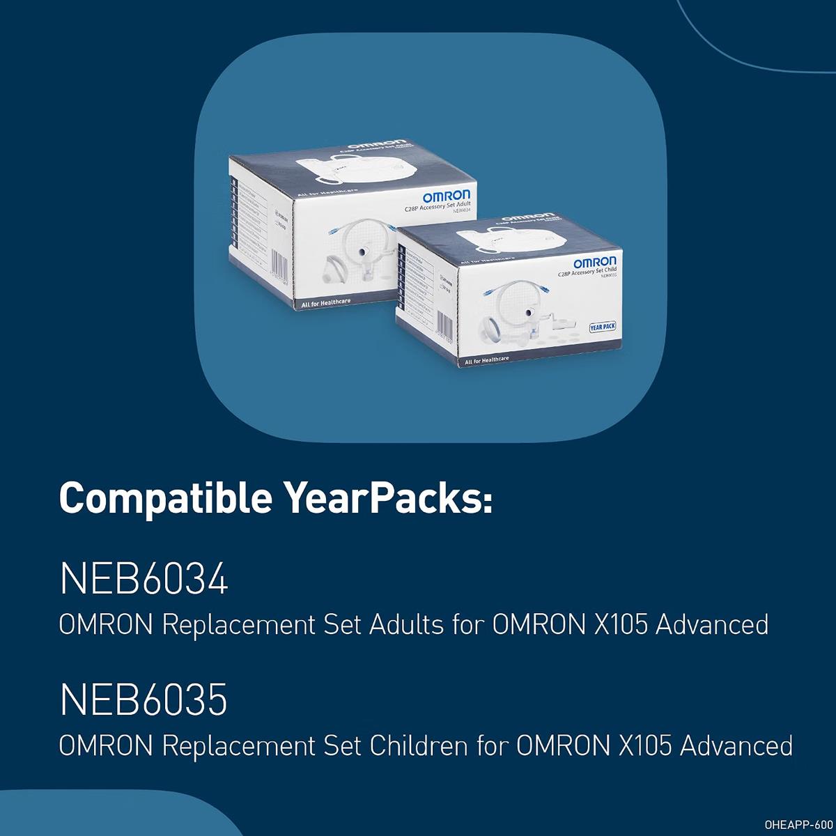 Omron Advanced All-In-One Nebuliser For Acute And Chronic Respiratory Conditions - White