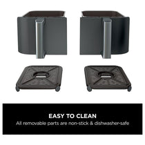 Ninja Foodi MAX Dual Zone Air Fryer Max Crisp Roast Bake Reheat And Dehydrate 2470W 9.5 Litres - Black