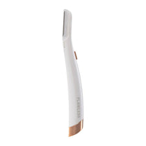 Finishing Touch Flawless Dermaplane Glow Lighted Facial Exfoliator Hair Remover - White