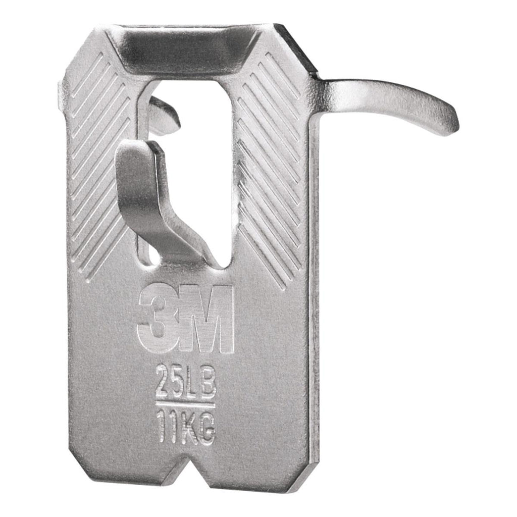 3M CLAW Drywall Plasterboard Picture Hanger Wall Hooks Heavy Duty Alloy Steel Mirror Frame Hanging Solution Silver 11kg Capacity 2 Pack