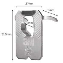 3M CLAW Drywall Plasterboard Picture Hanger Wall Hooks Heavy Duty Alloy Steel Mirror Frame Hanging Solution Silver 11kg Capacity 2 Pack