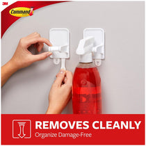 3M Command Spray Bottle Hanger Large 1 Hanger And 2 Large Strips 1 Kg Holding Power White