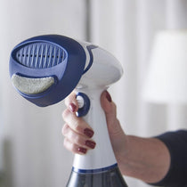 Russell Hobbs Steam Genie Essential 1600W Handheld Clothes Steamer 200ml Detachable Water Tank Fast 45s Heat-Up, 20g Steam Output White
