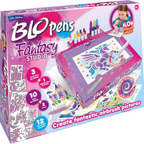 John Adams BLOpens Fantasy Studio Create Fantastic Airbrush Pictures Kids Creative Art Kit Fun Painting Set Multicolour