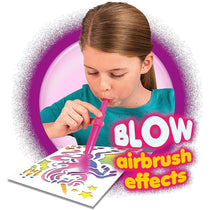 John Adams BLOpens Fantasy Studio Create Fantastic Airbrush Pictures Kids Creative Art Kit Fun Painting Set Multicolour