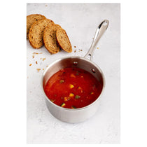 Dexam Supreme Stainless Steel Saucepan 20cm 3.5 Litres With Lid - Silver