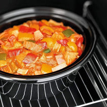 Judge Electricals Slow Cooker With Removable Ceramic Pot Stainless Steel 180W Large 3.5 Litre - Silver