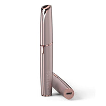 Finishing Touch Flawless Brows Blush 3.0 Trimmer Built-In LED Light Battery Powered - Gold