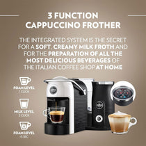 Lavazza A Modo Mio Jolie & Milk EVO Coffee Machine 1250W 0.6 Litres - White
