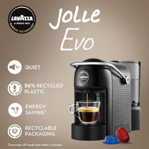 Lavazza A Modo Mio Jolie EVO Coffee Capsule Machine 1250W 0.6 Litres - Black