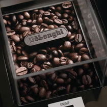 Delonghi KG79 Professional Burr Coffee Grinder 12 Cups Capacity 150g Coffee Ground Container - Black
