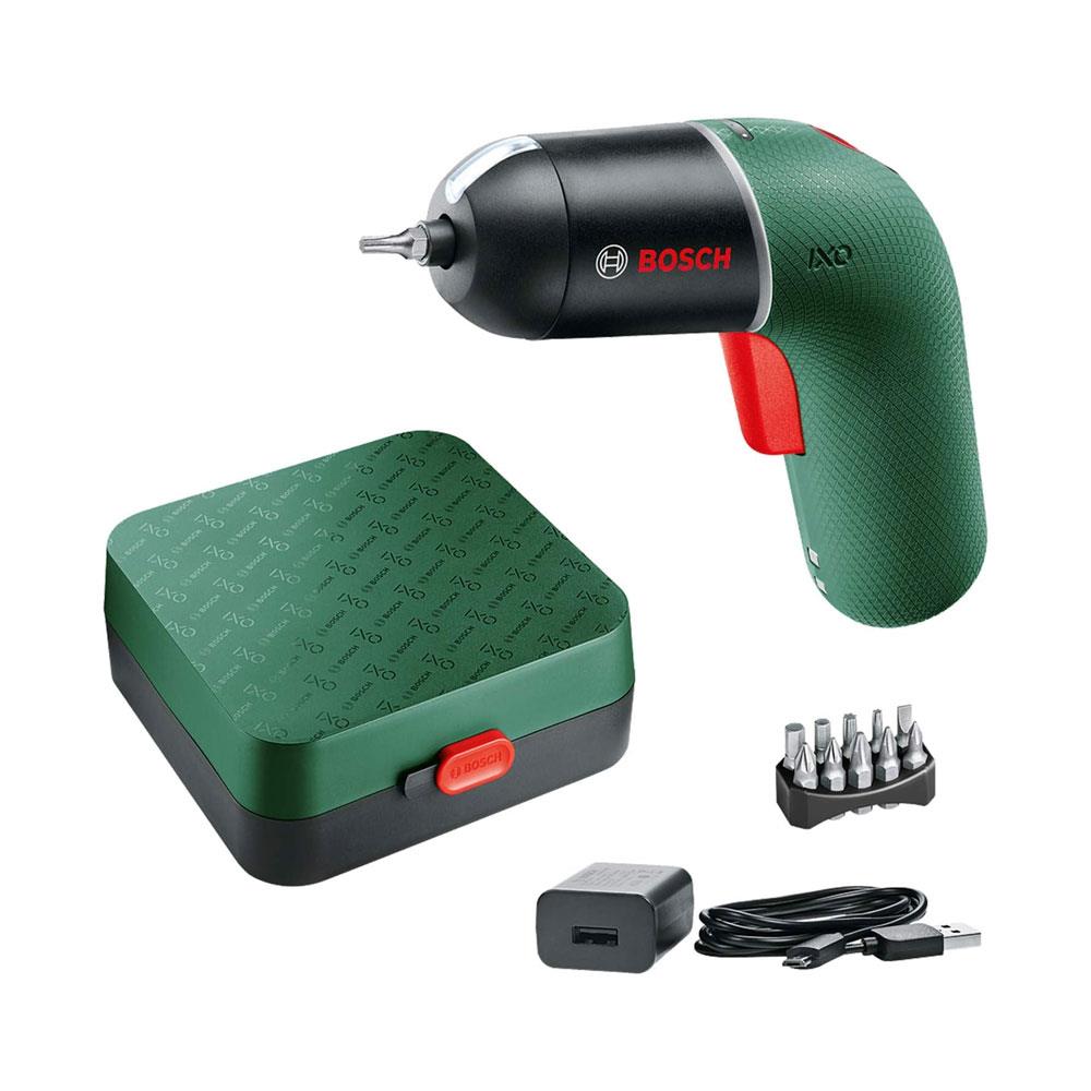 Bosch IXO 6 Cordless Screwdriver 6th Generation Variable Speed Control Rechargeable With Micro USB-Cable - Green