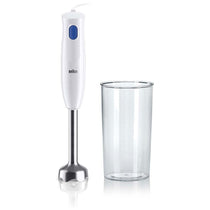 Braun MultiQuick 1 Hand Blender With 600ml Beaker EasyTwist Technology 1 Speed Setting 450W - White