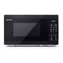 Sharp Compact Digital Microwave 800W 20 Litre With Grill 1000W - Black