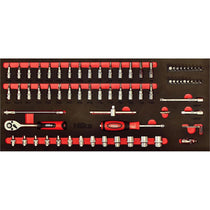 Hilka 1/4 Inch Drive EVA Socket Set Metric - 75 Piece